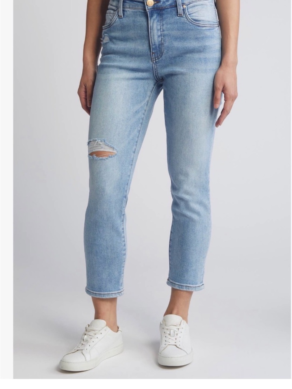 KUT from the Kloth Straight Leg Crop Jeans